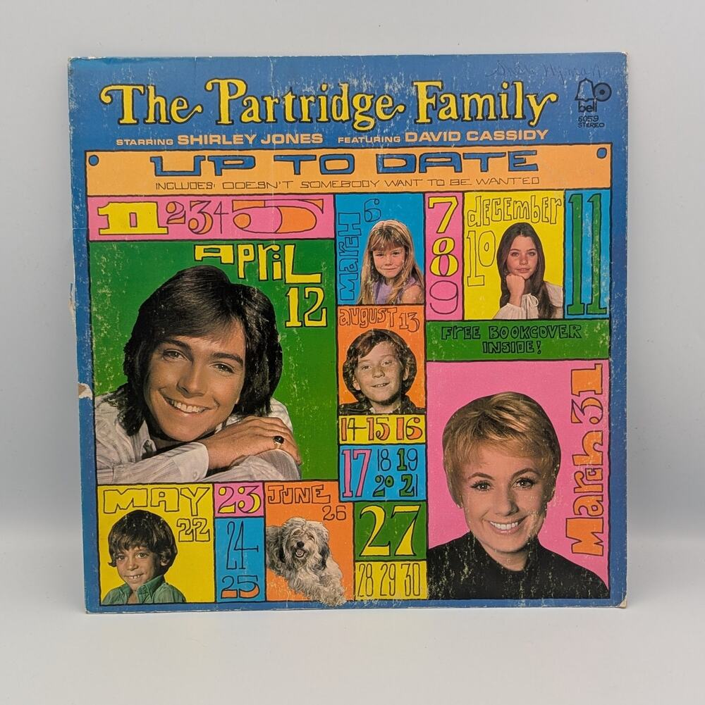 Vintage Vinyl LP – The Partridge Family “Up To Date” (1971) / David Cassidy